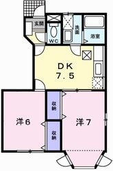 ロジュマン　ドゥ　クールの物件間取画像